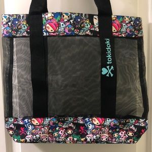 TOKIDOKI Black Mesh Tote Bag ❤️💕❤️